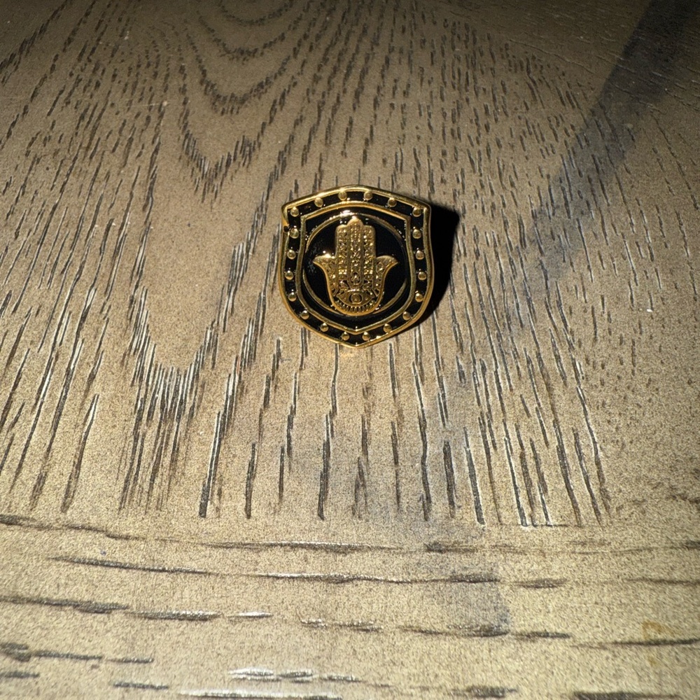 Gold Shield Lapel Pin